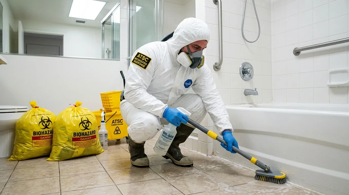 Decontamination equipment deployed for Blood Cleanup in Dearborn Heights